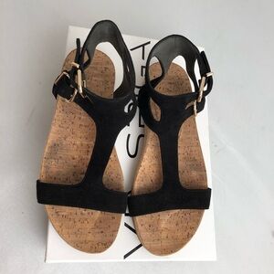 Via Spiga Lamuela black strappy sandals